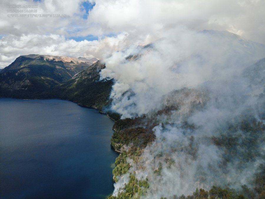Incendio en Bariloche.