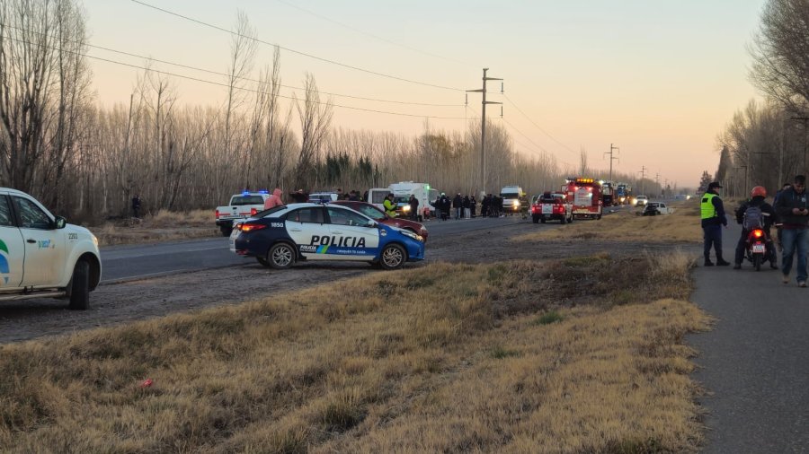 Siniestro vial con víctimas fatales en Vaca Muerta