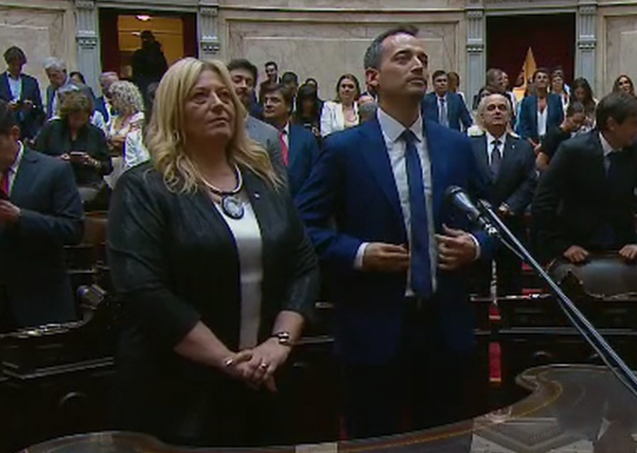 Karina Maureira (La Neuquinidad) y Gast&oacute;n Riesgo (La Libertad Avanza).