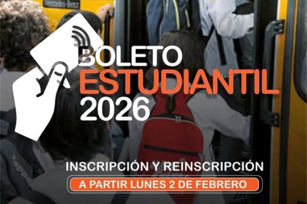 Plottier lanza el Boleto Estudiantil 2026: estiman que alcanzará a mil alumnos de la ciudad