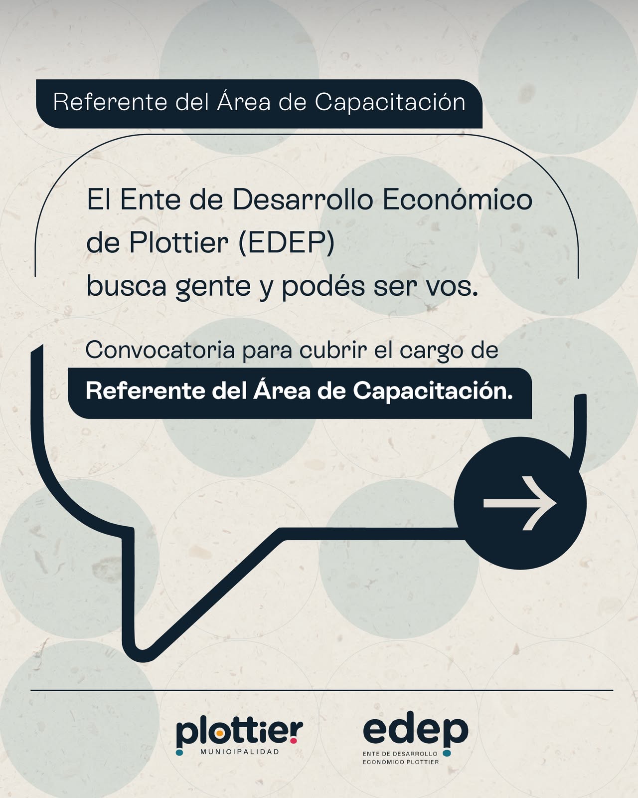 EDEP abrió una convocatoria para cubrir el Área de Capacitación en Plottier