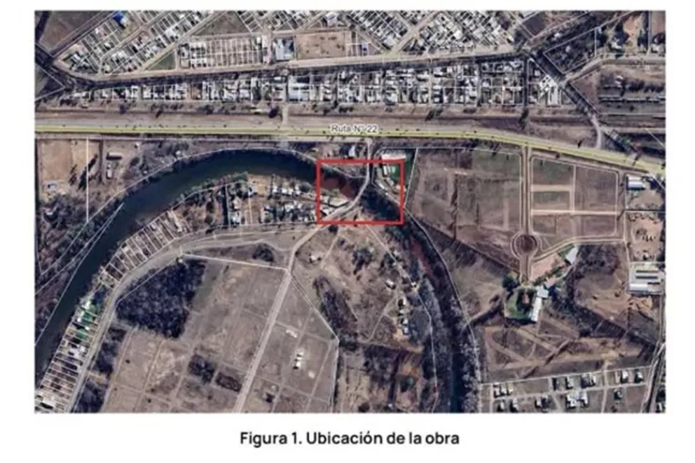 Adjudicaron la construcción del puente vehicular y peatonal sobre el brazo La Herradura